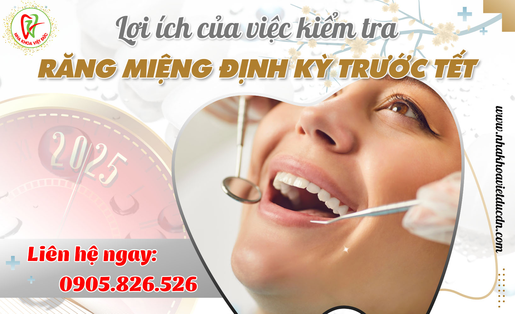 LỢI ÍCH CỦA VIỆC KIỂM TRA RĂNG MIỆNG ĐỊNH KỲ TRƯỚC TẾT